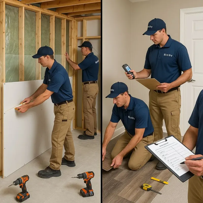 Repairs and Reconstruction process in Cortland County, NY